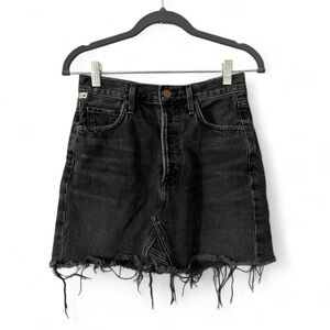 Citizens of Humanity Astrid Premium Vintage Frayed Denim Skirt
